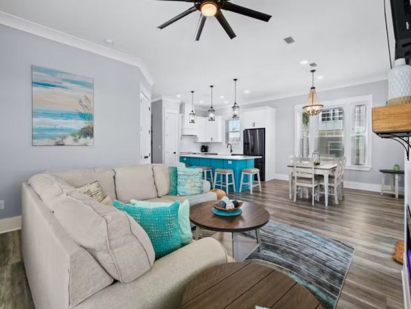 Navarre Four Bedroom Rental Home with Gulf & Harbor Views