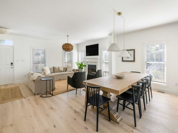 Coastal Chic 6-Bedroom Retreat with Private Pool, Steps from Folly Beach