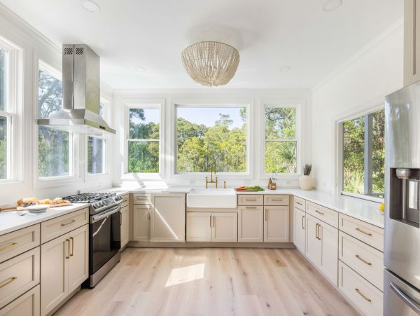 Coastal Chic 6-Bedroom Retreat with Private Pool, Steps from Folly Beach