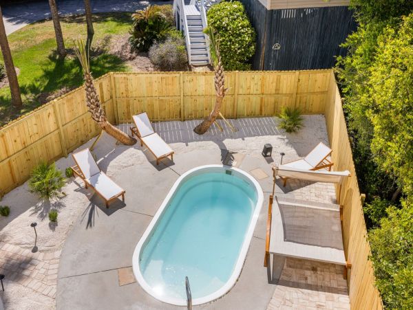 Coastal Chic 6-Bedroom Retreat with Private Pool, Steps from Folly Beach