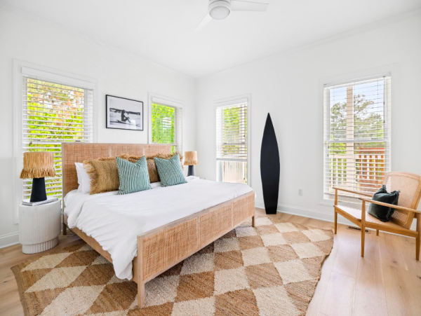 Coastal Chic 6-Bedroom Retreat with Private Pool, Steps from Folly Beach