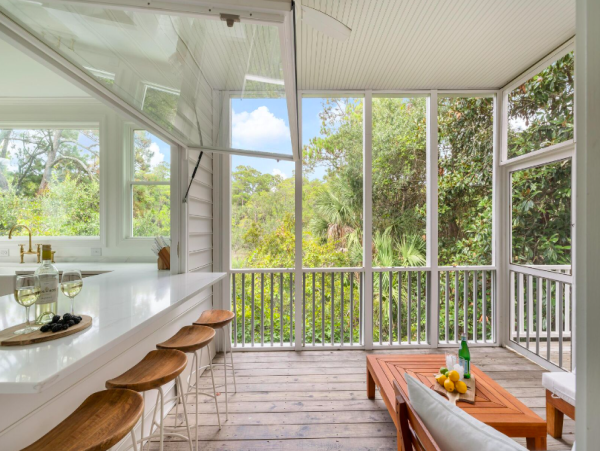Coastal Chic 6-Bedroom Retreat with Private Pool, Steps from Folly Beach