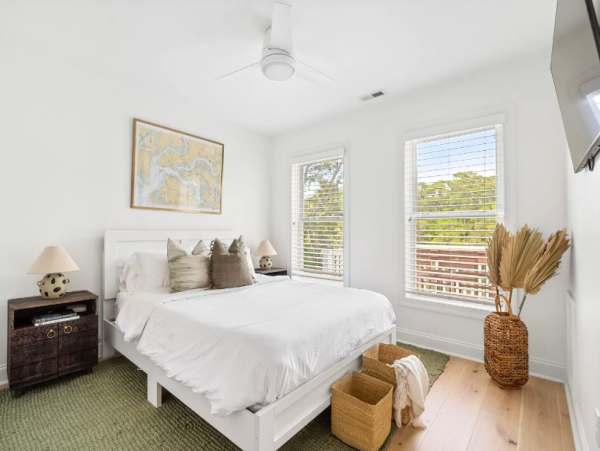 Coastal Chic 6-Bedroom Retreat with Private Pool, Steps from Folly Beach