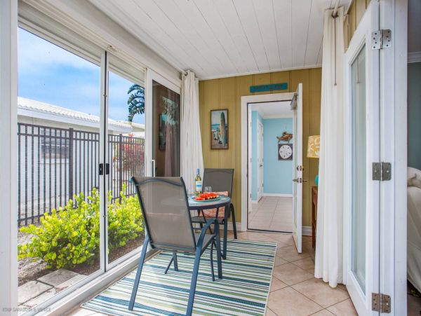 Two Bedroom Ground Level Condo with Private Beach in Siesta Key