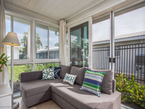 Two Bedroom Ground Level Condo with Private Beach in Siesta Key