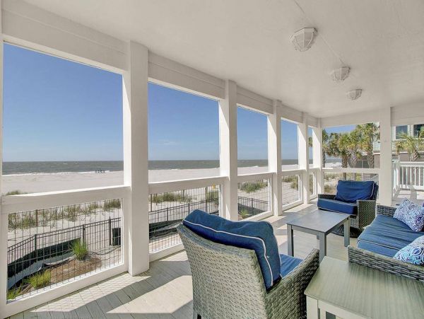 On Beach Isle of Palms Vacation Home Seven Bedroom