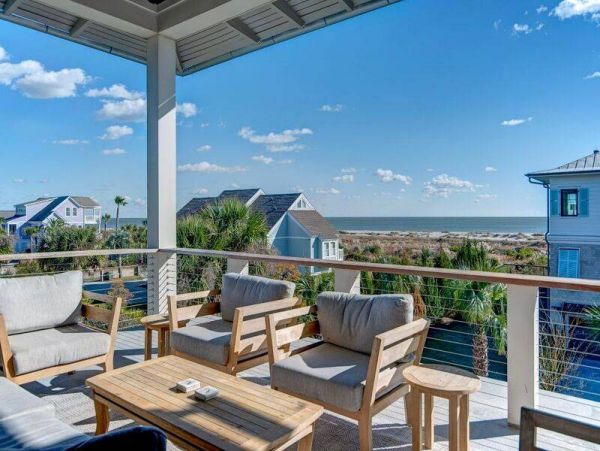 Isle of Palms Ocean Views Stunning Vacation Pool Home 6 Bedroom
