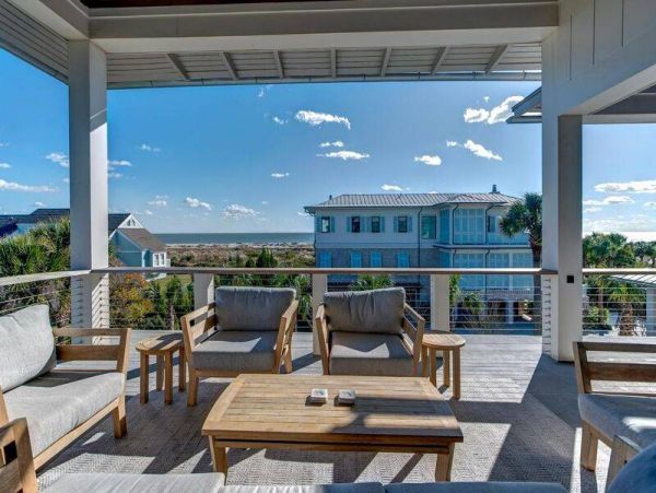 Isle of Palms Ocean Views Stunning Vacation Pool Home 6 Bedroom