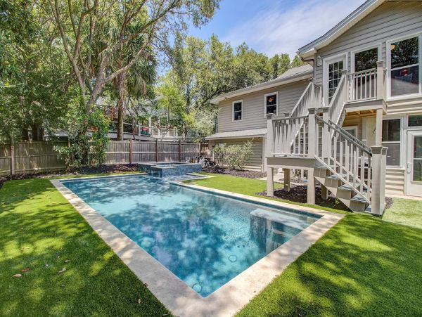 New pool Luxury Home One Block To Beach