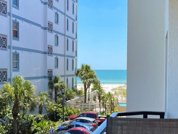St. Pete condo on the beach