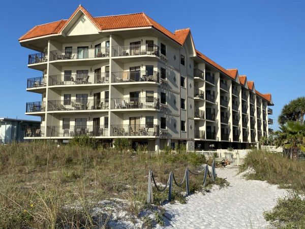 St. Pete condo on the beach