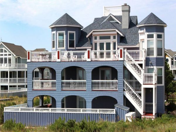 Corolla Vacation Home Six Bedroom On Beach