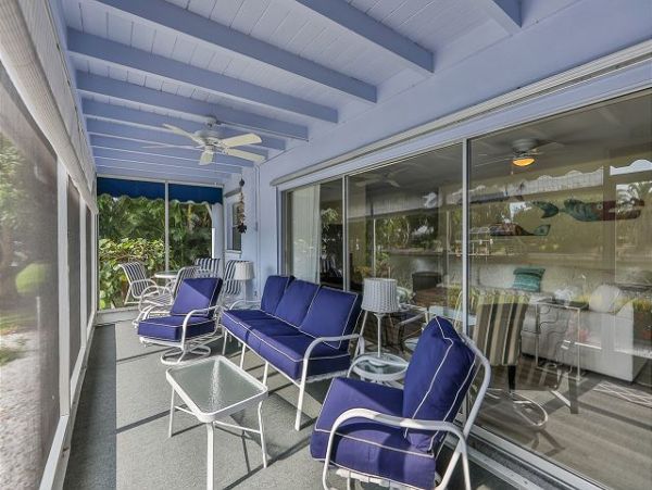 Sanibel 2 Bedroom Condo with Canal Views & Boat Dock