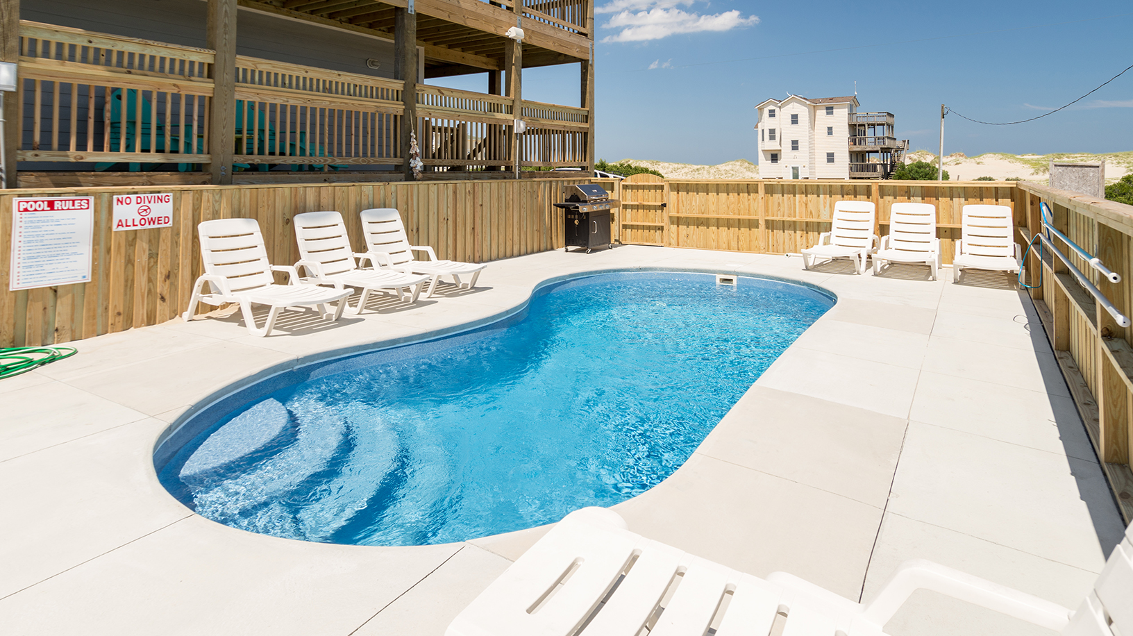 Carova Beach Rentals 9-Bedroom Outer Banks Vacation Home with Pool & Hot Tub