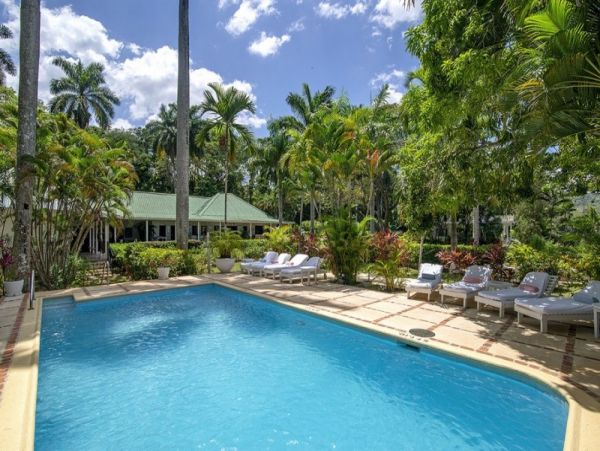 Jamaica Vacation Pool Villa On Beach Seven Bedrooms