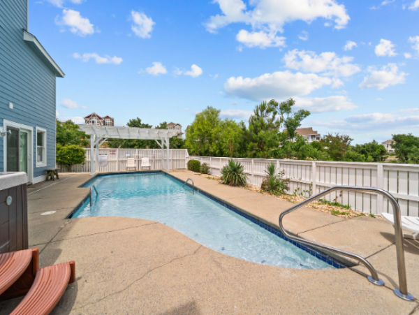 Spacious Outer Banks Retreat with Private Pool, Hot Tub & Game Room