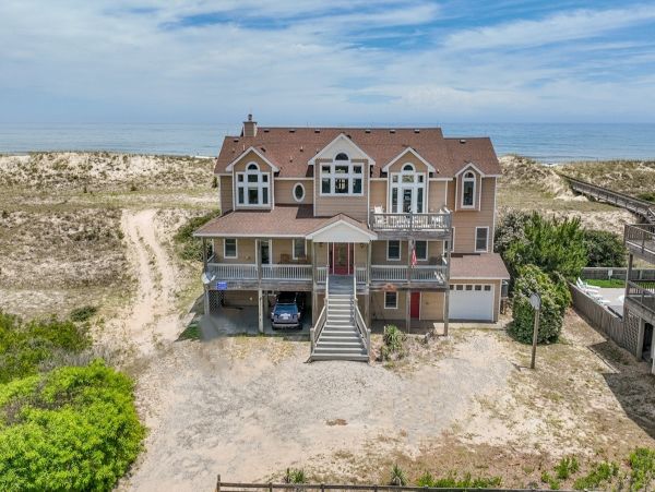 Ocean Front Corolla Vacation Pool Home Eight Bedroom