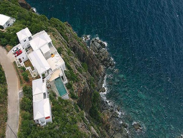 Ocean Views St. Thomas Vacation Pool Villa Five Bedrooms