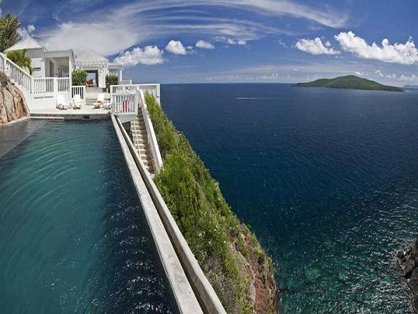 Ocean Views St. Thomas Vacation Pool Villa Five Bedrooms