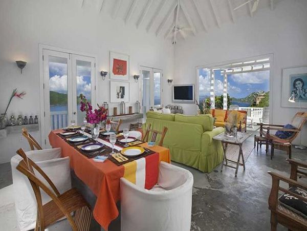 Ocean Views St. Thomas Vacation Pool Villa Five Bedrooms