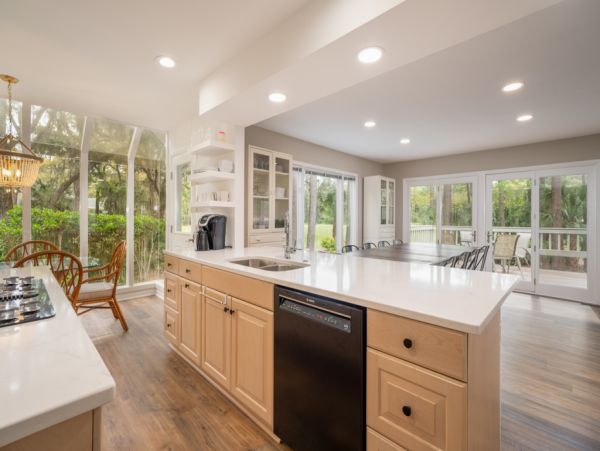 Hilton Head Home Enjoys Pool, Lagoon and Golf Course Views!
