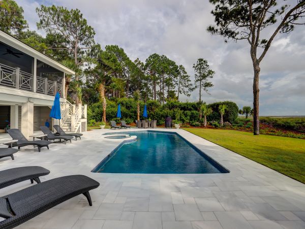 Oceanfront Hilton Head Vacation Pool Home Seven Bedrooms