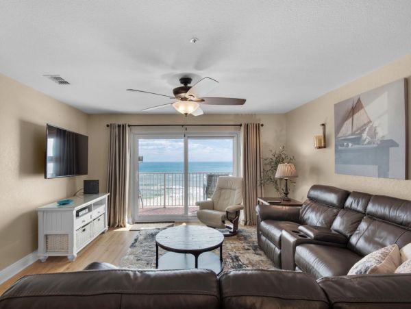 Destin Oceanfront Beach Condo Sleeps 7 Guests Full Gulf View