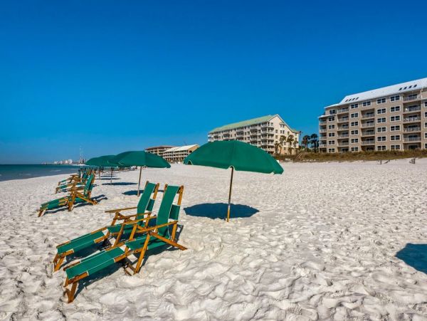Destin Oceanfront Beach Condo Sleeps 7 Guests Full Gulf View