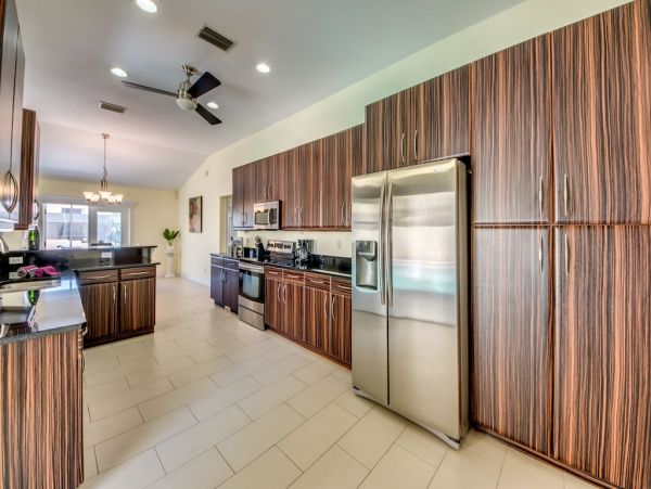 Cape Coral Canal View Four Bedroom Rental Home