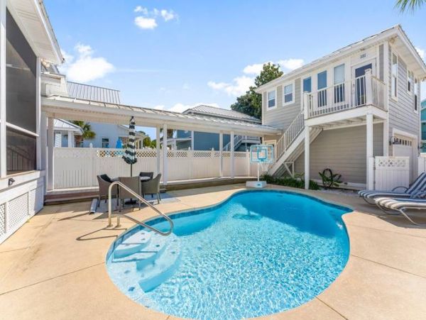 Destin Walk to Beach Four Bedroom Vacation Pool Home