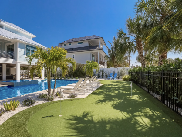 Luxury rental home one block to beach