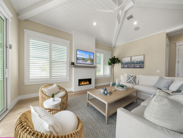 Luxury rental home one block to beach