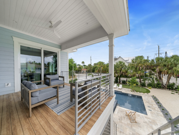 Luxury rental home one block to beach