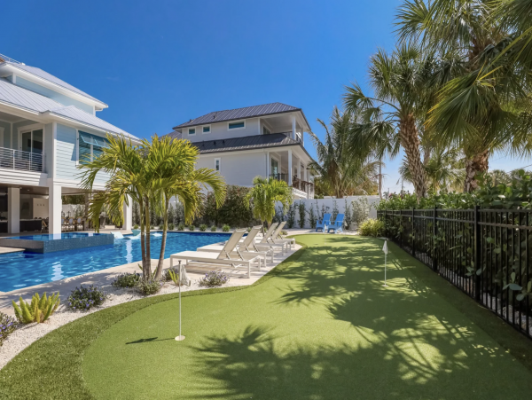 Luxury rental home one block to beach