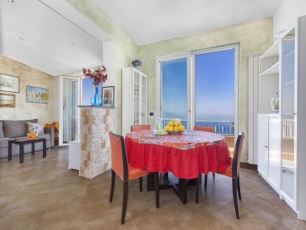 Breathtaking Views from this 2 Bedroom Sorrento, Italy villa