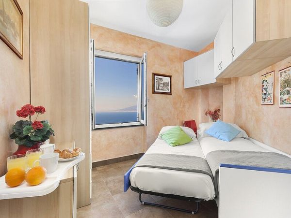 Breathtaking Views from this 2 Bedroom Sorrento, Italy villa