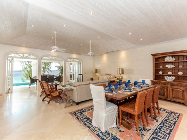 Beachfront Vacation Villa in Barbados Six Guests