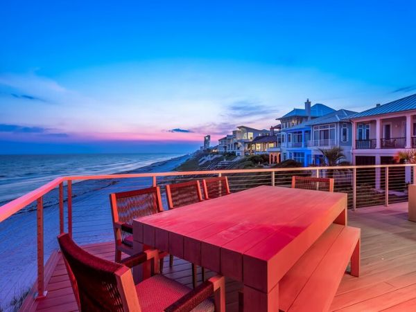 Gulf Front Six Bedroom Vacation Rental Home in Seagrove Beach
