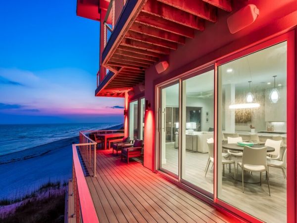 Gulf Front Six Bedroom Vacation Rental Home in Seagrove Beach