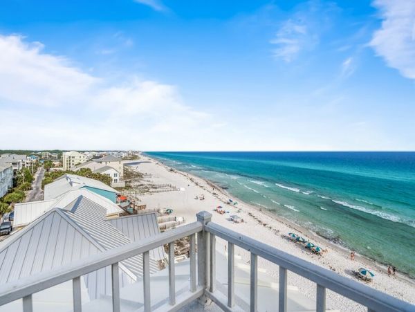 Gulf Front Six Bedroom Vacation Rental Home in Seagrove Beach