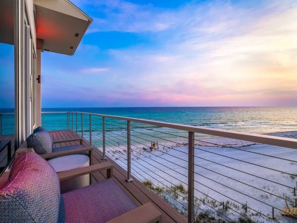 Gulf Front Six Bedroom Vacation Rental Home in Seagrove Beach