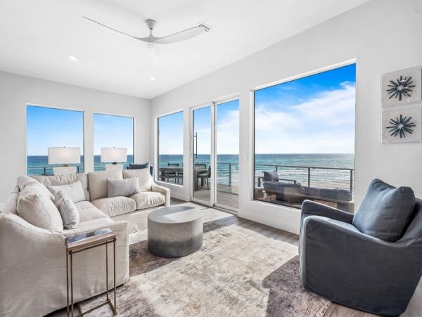 Gulf Front Six Bedroom Vacation Rental Home in Seagrove Beach