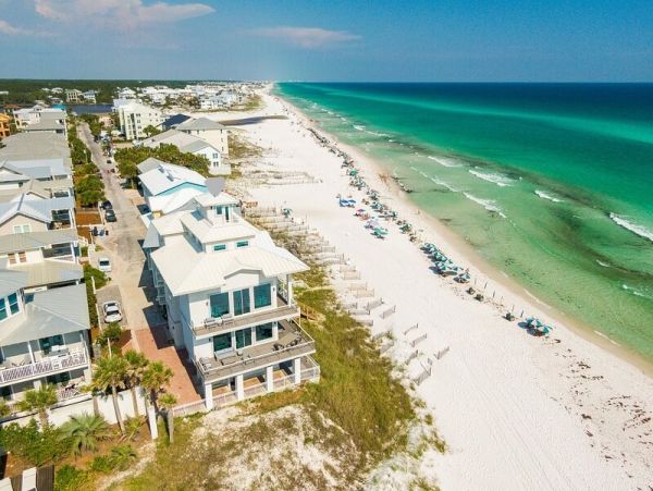 Gulf Front Six Bedroom Vacation Rental Home in Seagrove Beach