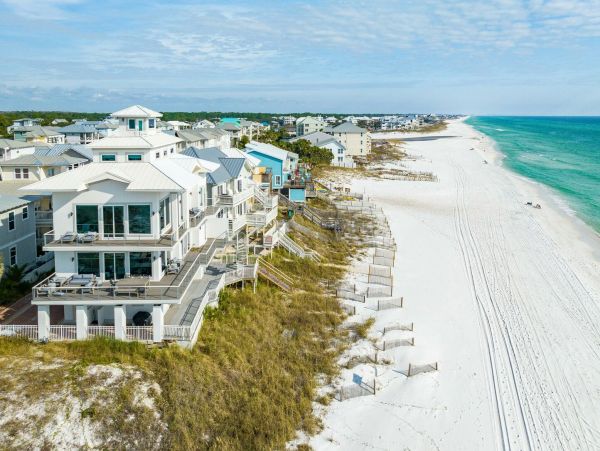 Gulf Front Six Bedroom Vacation Rental Home in Seagrove Beach
