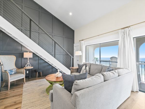 Beachfront Two Bedroom Plus Loft Vacation Condo in Seacrest