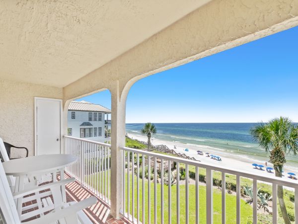 Beachfront Two Bedroom Plus Loft Vacation Condo in Seacrest