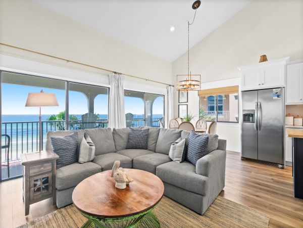 Beachfront Two Bedroom Plus Loft Vacation Condo in Seacrest