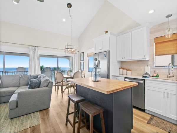 Beachfront Two Bedroom Plus Loft Vacation Condo in Seacrest
