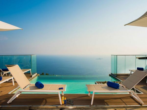 Luxury Positano Pool Villa Sea Views Walk To Beach & Dining