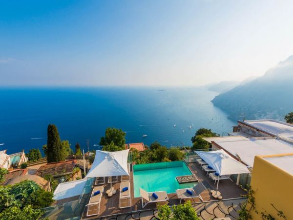 Luxury Positano Pool Villa Sea Views Walk To Beach & Dining